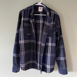 Levis Blue Men’s Flannel